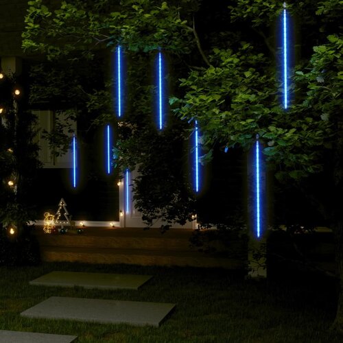 vidaXL Meteorska svjetla 8 kom 50 cm plava 288 LED žarulja Cijene