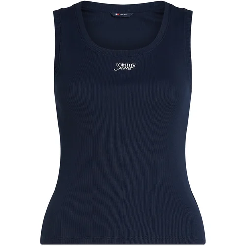 Tommy Jeans Top morsko plava / bijela