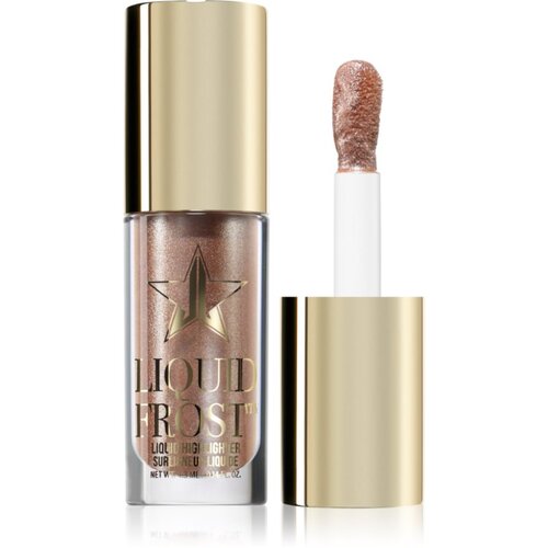 Jeffree Star Cosmetics Liquid Frost Highlighter tekoči osvetljevalec z aplikatorjem Exotic Gold 4.3 ml Slike