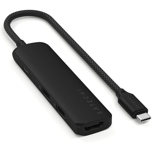  Satechi ST-P4SK interface hub USB Type-C 10000 Mbit /s Black Slike