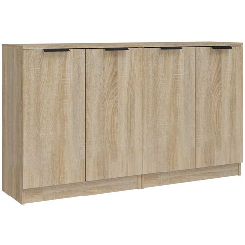  Komoda 2kom boja hrasta sonome 60x30x70cm od konstruiranog drva Smeđa Slike