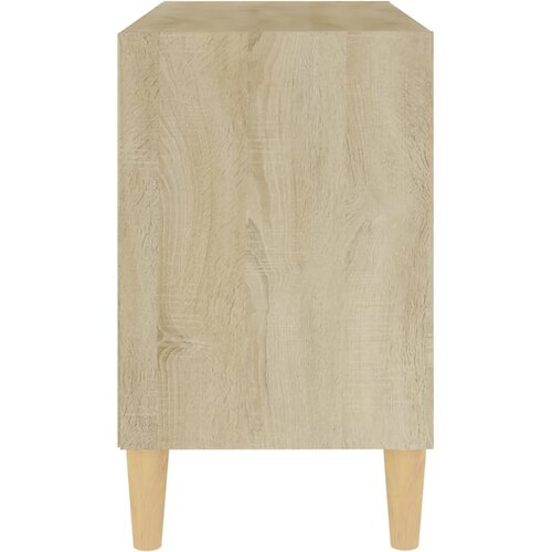  ormarić s nogama od masivnog drva boja hrasta 69,5x30x50 cm Slike