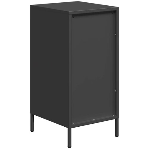  Komoda crna 35x39x73,5 cm hladno valjani čelik Slike