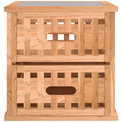  Noćni ormarići 2 kom 34 x 34 x 34 cm od masivnog drva oraha Cijene
