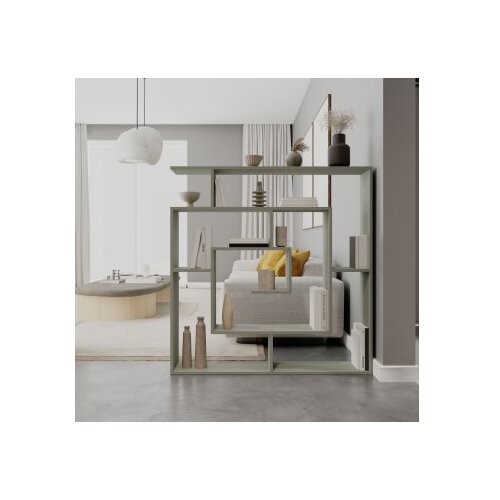 Hanah home polica za knjige, 125x128,6x22cm, zelena Cijene