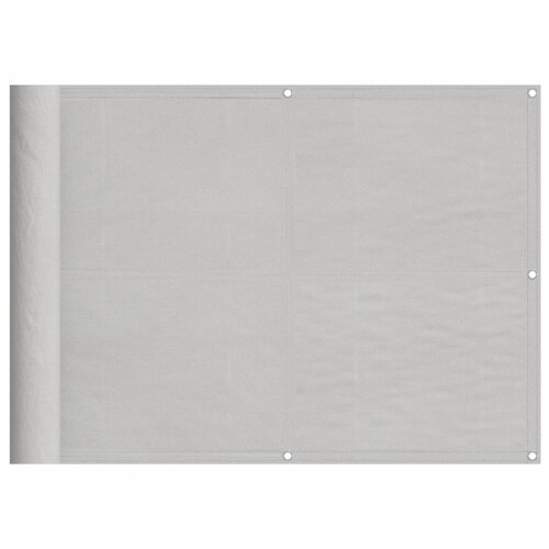 VidaXL Balkonsko platno svetlo sivo 75x1000 cm 100 % poliester oxford, (21207690) Slike