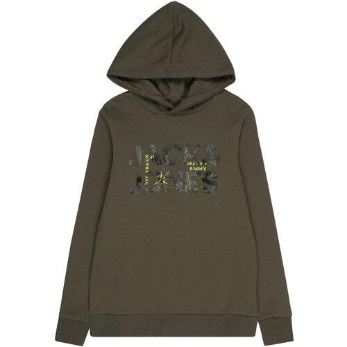 Jack &amp;amp; Jones Majica &amp;#039;Tech&amp;#039; sepija / rumena / antracit / kaki Slike
