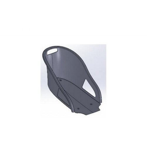Plastkon sedište za sanke firecom black Cene