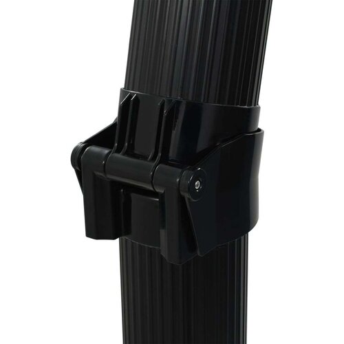 VidaXL Zložljiv solarni tu&amp;scaron; 214 cm 23 L črn Slike
