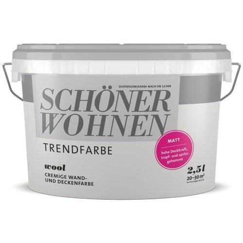 SCHÖNER WOHNEN Notranja disperzijska barva Schöner Wohnen Trend (2,5 l, wool) Cene