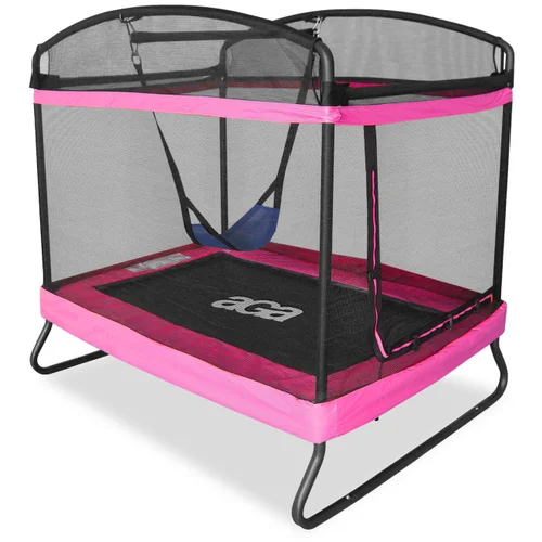 Aga Pravokutni trampolin 122x183 cm AGA MRRC0406Pink - pink