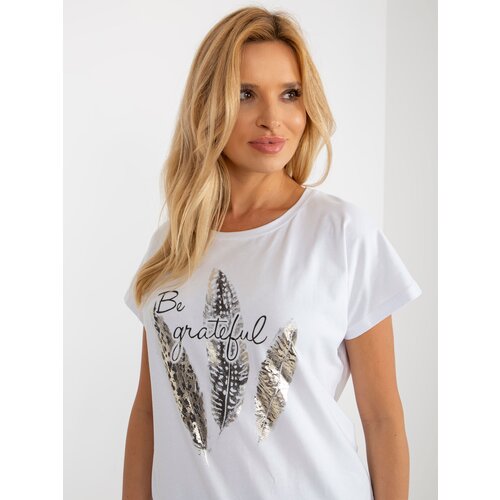 RUE PARIS Blouse-RV-BZ-8921.66-white Cene
