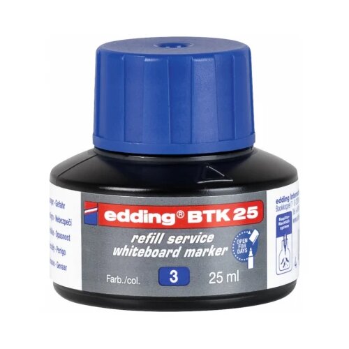  Refil za marker za belu tablu BTK 25, 25ml Edding plava 09MM12E Cene