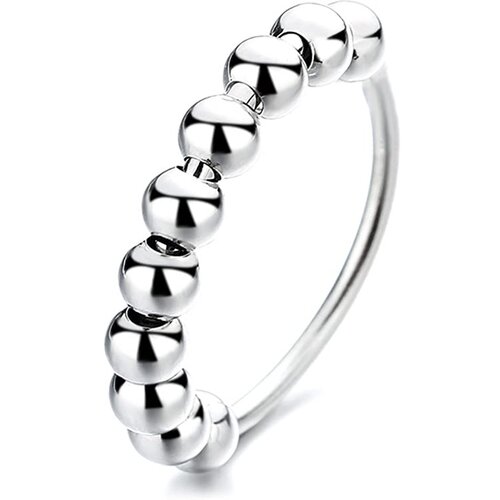INF Antistresni prstan z 10 vrtljivimi kroglicami iz bakrene platine 18,5 mm, (21238032) Cene