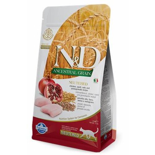 Farmina hrana za mačke n&d ag cat neutered chicken&pom. 5kg Cene