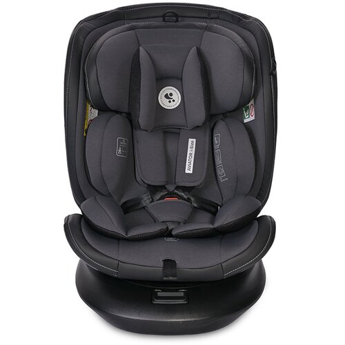 Lorelli AVIATOR Autosjedalica SPS 360&amp;deg; i-size Isofix Grey 0-12 godina/0-36 kg (0+/1/2/3) Slike
