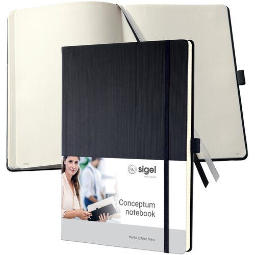 SIGEL Notebook Conceptum, DIN A4, črtan, moder, (21654762) Cene