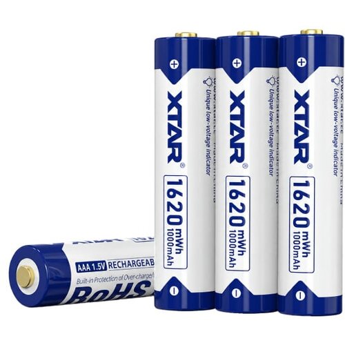 XTAR punjiva litijum jonska baterija AAA 1000mAh 1.5V Slike