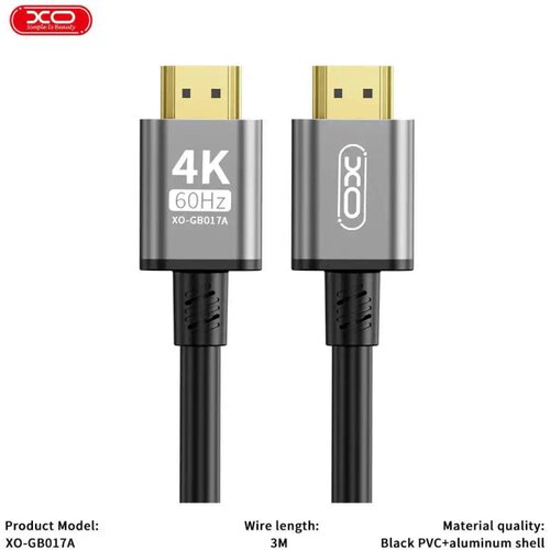 XO HDMI kabl V2.0 4K60Hz GB017A 3m Cene