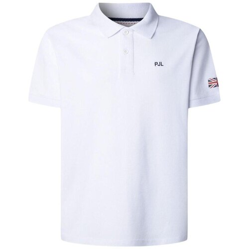 PepeJeans Polo majice kratki rokavi PM5400091 800 Bela Cene
