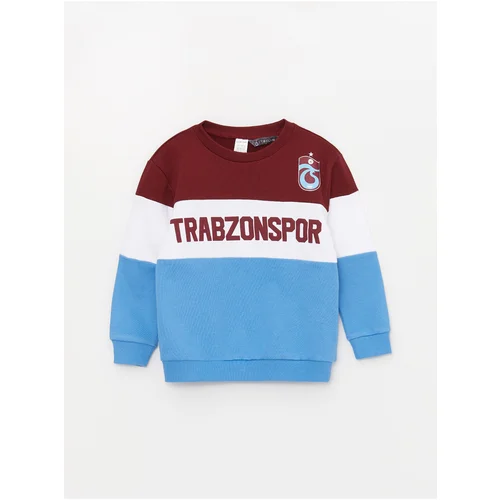 LC Waikiki Crew Neck Long Sleeve Trabzonspor Printed Baby Boy Sweatshirt