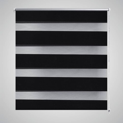 vidaXL Rolo crne zavjese sa zebrastim linijama 70 x 120 cm Cijene