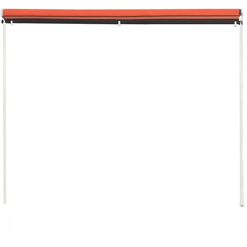 Tenda na uvlačenje 200 x 150 cm narančasto-smeđa Slike