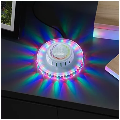 Gaya RED5 Disco 360 Ice - prenosna disko svetilka, ki spreminja barvo z LED zvočno reakcijo, (20870758)
