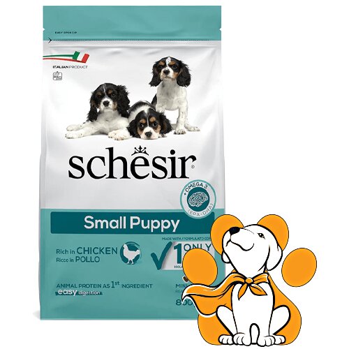 Schesir Small Puppy, Chicken 800g, Suva Hrana Sa Piletinom Za Štence Cene