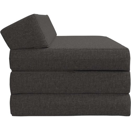 SOFA na razvlačenje Tamnosiva 120 x 60 x 49 cm Tkanina Slike