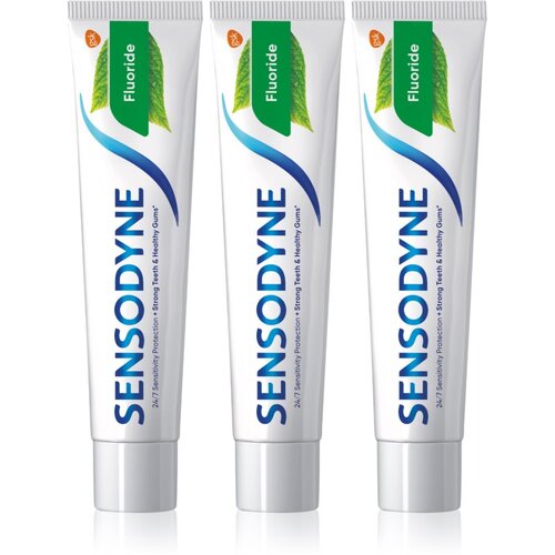 Sensodyne Fluoride pasta za zube za osjetljive zube 3x75 ml Slike