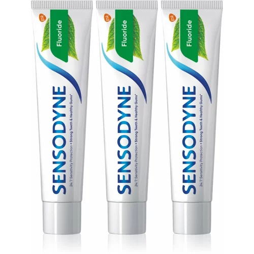 Sensodyne Fluoride pasta za zube za osjetljive zube 3x75 ml