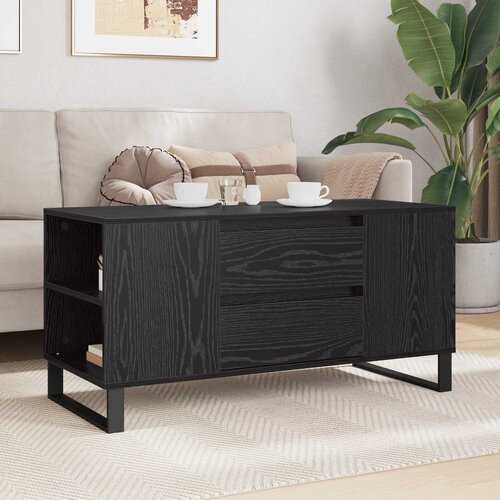 Kava Stol Crni hrast 102 x 44,5 x 50 cm Konstruirano drvo Slike