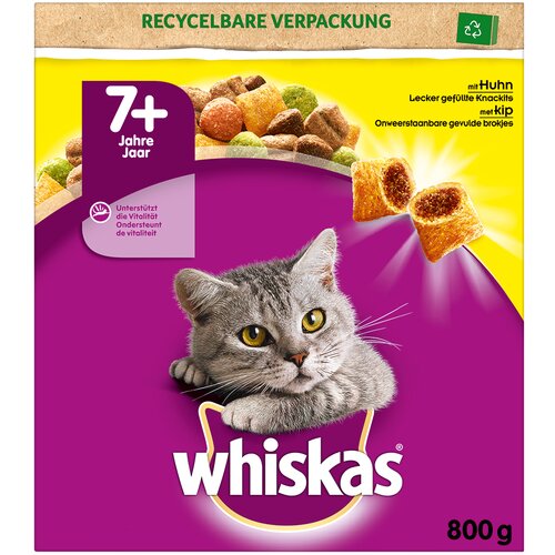 Whiskas 7+ Senior pi&amp;scaron;čanec - Varčno pakiranje: 2 x 800 g Slike