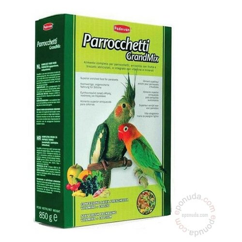 Padovan hrana za papagaje Grandmix Parrocchetti Slike