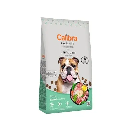 CALIBRA Dog Premium Line Sensitive, potpuna suha hrana za odrasle pse svih pasmina; prikladna za osjetljive pse, 12 kg