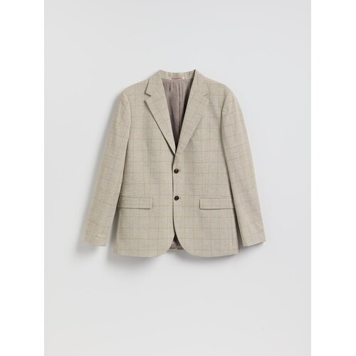 Reserved Karirani slim fit sako - bež Cijene