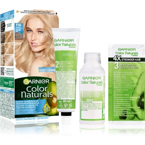 Garnier Color Naturals Creme barva za lase odtenek 110 Extra Light Natural Blonde Slike