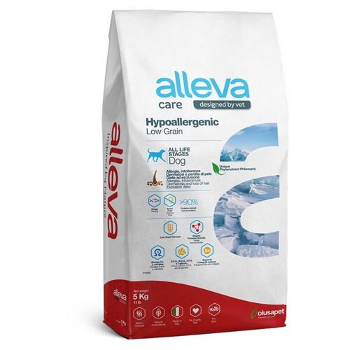 Alleva hrana za pse hipoalergena 5kg low grain adult care ALP10267 Slike