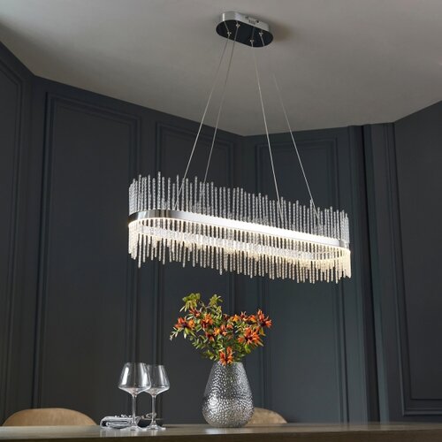  Endon 107109 - LED luster na sajli LED/47W/230V 3000K sjajni hrom Slike
