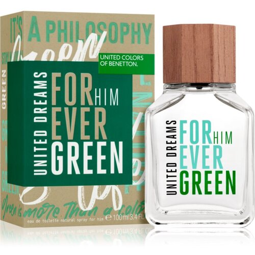 Benetton United Dreams for him Forever Green toaletna voda za mo&amp;scaron;ke 100 ml Slike