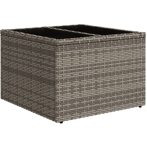  9-dijelni set vrtnih sofa od poliratana s jastucima sivi Slike
