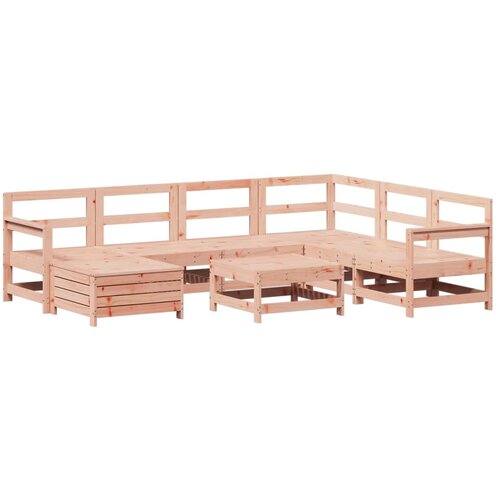 VidaXL 8-dijelni set vrtnih sofa od masivnog drva duglazije Slike