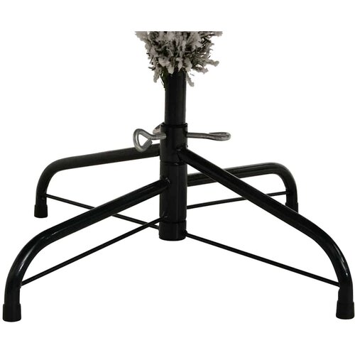  Umjetno božićno drvce Zelena i bijela 240 cm PVC i metal Slike