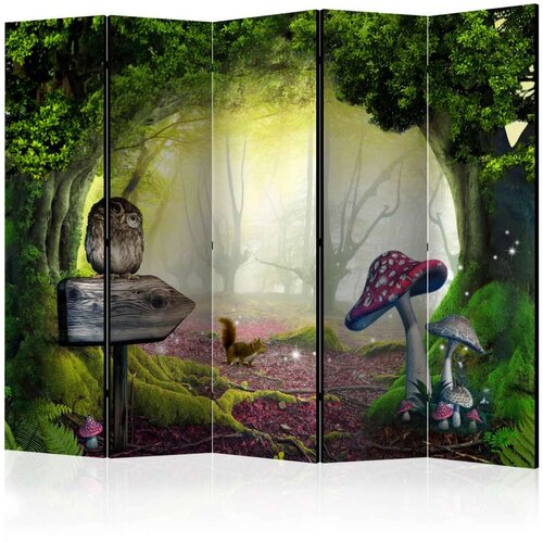  Paravan u 5 dijelova - Owlish Corner II [Room Dividers] 225x172 Cijene