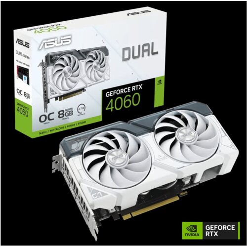 Asus DUAL-RTX4060-O8G-WHITENVIDIA GeForce RTX 40608GB GDDR6 128bit;HDMI,3xDP Cijene