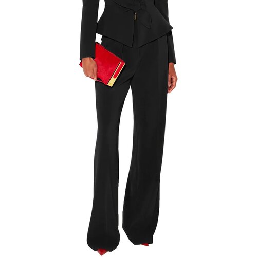 Elisabetta Franchi Hlače pa20766e2-110 Črna Slike