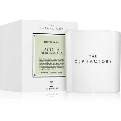 Ambientair The Olphactory White Insignia Acqua Bergamota dišeča sveča 310 g Cene