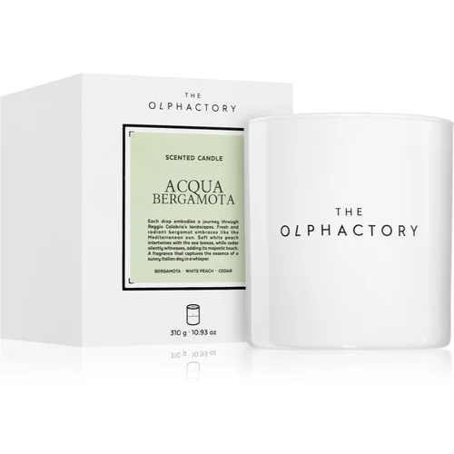 Ambientair The Olphactory White Insignia Acqua Bergamota dišeča sveča 310 g