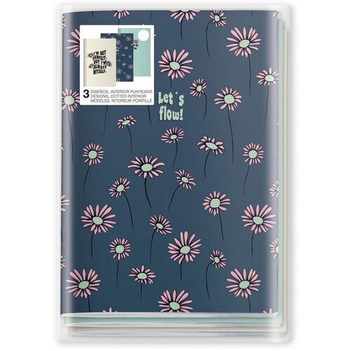 MiquelRius Bilježnica A6 kolekcija happy daisies točkice 32L 80g 3/1 MR8174 Cijene